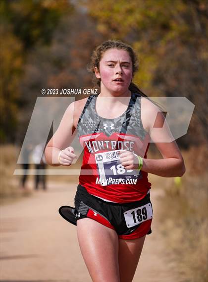 Thumbnail 1 in CHSAA 4A Cross Country Final photogallery.