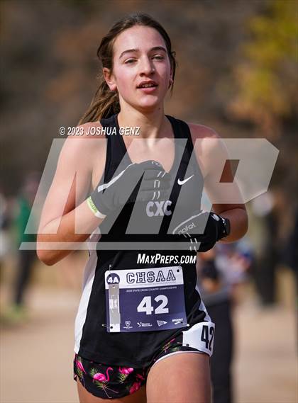 Thumbnail 2 in CHSAA 4A Cross Country Final photogallery.