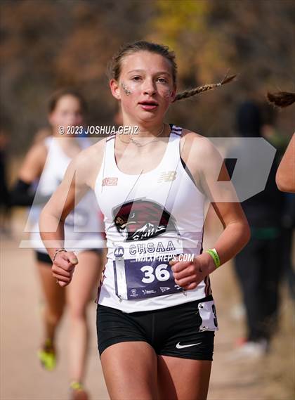 Thumbnail 1 in CHSAA 4A Cross Country Final photogallery.