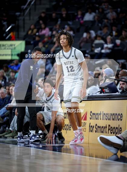 Thumbnail 2 in Sierra Canyon vs. Notre Dame (SO) (Trinity Mission League Showcase) photogallery.