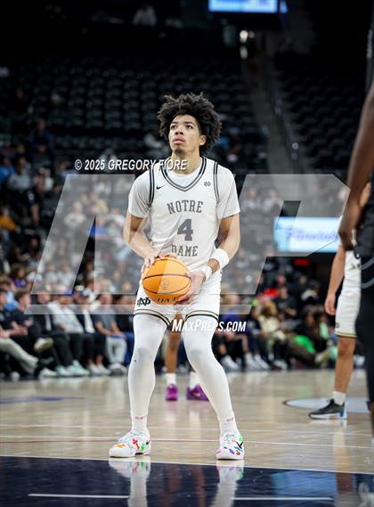 Thumbnail 2 in Sierra Canyon vs. Notre Dame (SO) (Trinity Mission League Showcase) photogallery.