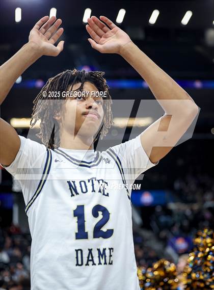 Thumbnail 1 in Sierra Canyon vs. Notre Dame (SO) (Trinity Mission League Showcase) photogallery.