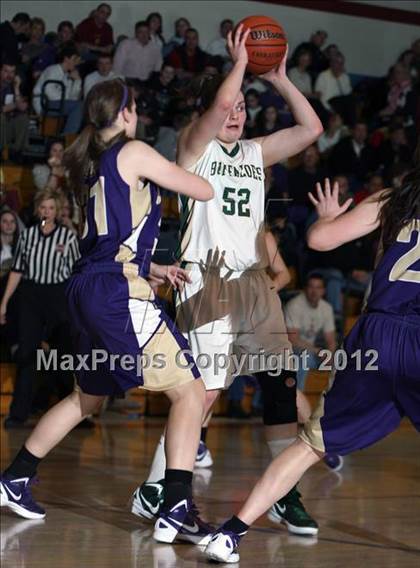 Thumbnail 3 in Bishop Machebeuf vs. Holy Family (CHSAA 3A District Playoff) photogallery.