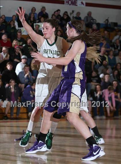 Thumbnail 2 in Bishop Machebeuf vs. Holy Family (CHSAA 3A District Playoff) photogallery.