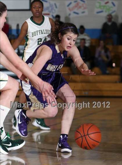 Thumbnail 2 in Bishop Machebeuf vs. Holy Family (CHSAA 3A District Playoff) photogallery.