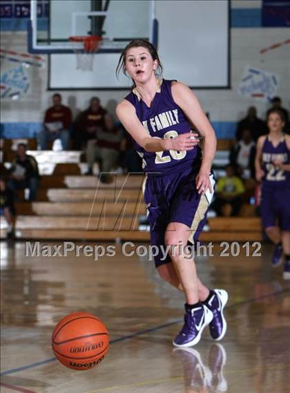 Thumbnail 3 in Bishop Machebeuf vs. Holy Family (CHSAA 3A District Playoff) photogallery.
