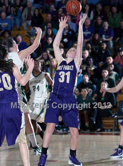 Thumbnail 3 in Bishop Machebeuf vs. Holy Family (CHSAA 3A District Playoff) photogallery.