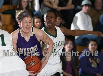 Thumbnail 1 in Bishop Machebeuf vs. Holy Family (CHSAA 3A District Playoff) photogallery.