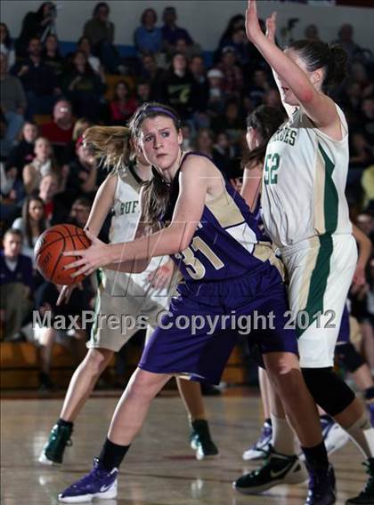 Thumbnail 1 in Bishop Machebeuf vs. Holy Family (CHSAA 3A District Playoff) photogallery.