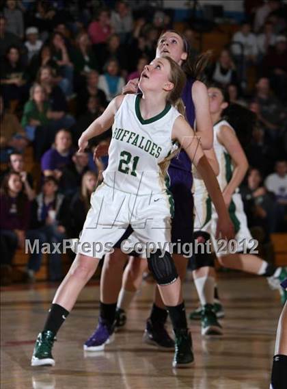 Thumbnail 1 in Bishop Machebeuf vs. Holy Family (CHSAA 3A District Playoff) photogallery.