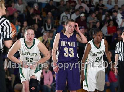 Thumbnail 2 in Bishop Machebeuf vs. Holy Family (CHSAA 3A District Playoff) photogallery.