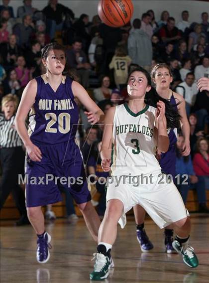 Thumbnail 1 in Bishop Machebeuf vs. Holy Family (CHSAA 3A District Playoff) photogallery.