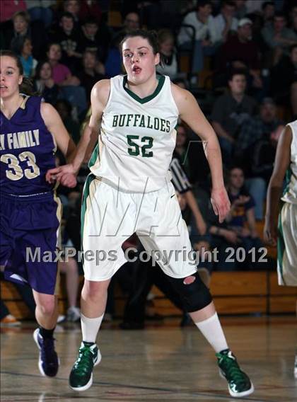 Thumbnail 3 in Bishop Machebeuf vs. Holy Family (CHSAA 3A District Playoff) photogallery.