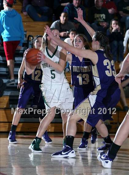 Thumbnail 3 in Bishop Machebeuf vs. Holy Family (CHSAA 3A District Playoff) photogallery.