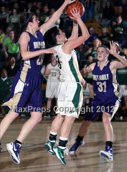 Thumbnail 1 in Bishop Machebeuf vs. Holy Family (CHSAA 3A District Playoff) photogallery.