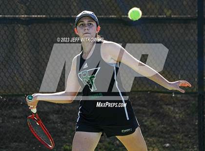 Thumbnail 1 in NCHSAA 2A Dual Team Tennis Championship photogallery.