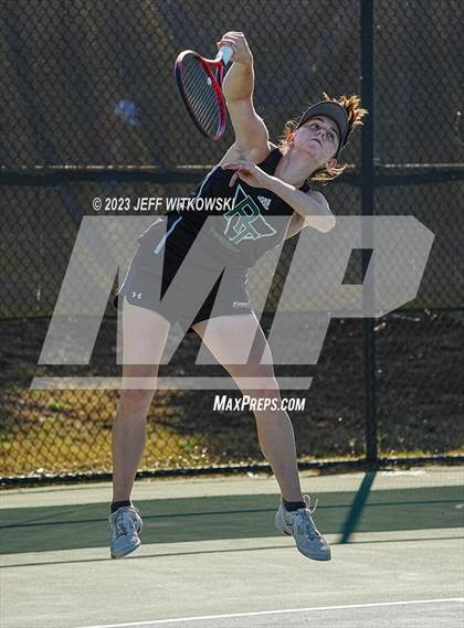 Thumbnail 3 in NCHSAA 2A Dual Team Tennis Championship photogallery.