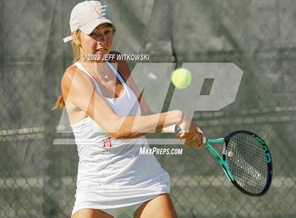Thumbnail 2 in NCHSAA 2A Dual Team Tennis Championship photogallery.