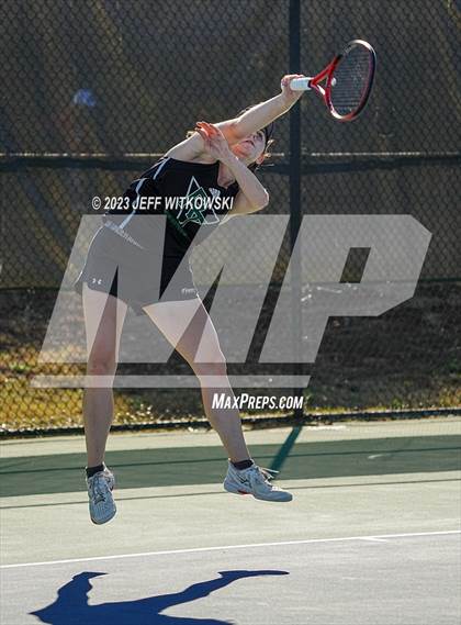 Thumbnail 1 in NCHSAA 2A Dual Team Tennis Championship photogallery.