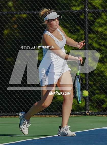 Thumbnail 2 in NCHSAA 2A Dual Team Tennis Championship photogallery.