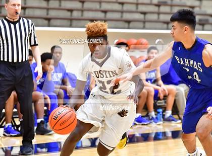 Thumbnail 2 in MacArthur [Douglas] vs Austin (SAISD Invitational) photogallery.