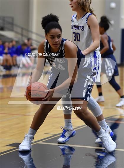 Thumbnail 2 in Smithson Valley vs Alamo Heights (SAISD Basketball Tournament) photogallery.