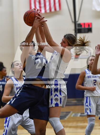 Thumbnail 2 in Smithson Valley vs Alamo Heights (SAISD Basketball Tournament) photogallery.