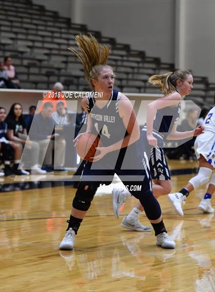 Thumbnail 2 in Smithson Valley vs Alamo Heights (SAISD Basketball Tournament) photogallery.