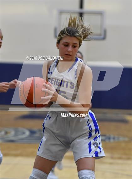 Thumbnail 1 in Smithson Valley vs Alamo Heights (SAISD Basketball Tournament) photogallery.