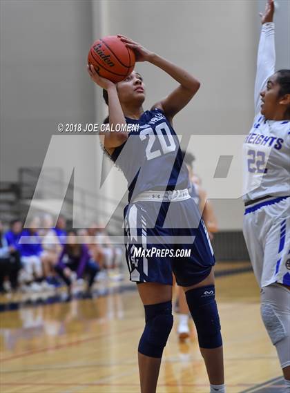 Thumbnail 1 in Smithson Valley vs Alamo Heights (SAISD Basketball Tournament) photogallery.