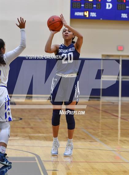 Thumbnail 1 in Smithson Valley vs Alamo Heights (SAISD Basketball Tournament) photogallery.