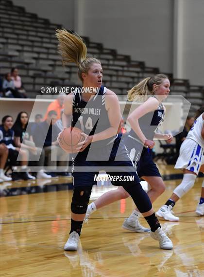 Thumbnail 1 in Smithson Valley vs Alamo Heights (SAISD Basketball Tournament) photogallery.