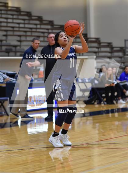 Thumbnail 2 in Smithson Valley vs Alamo Heights (SAISD Basketball Tournament) photogallery.