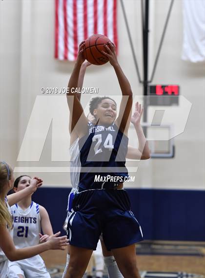 Thumbnail 1 in Smithson Valley vs Alamo Heights (SAISD Basketball Tournament) photogallery.