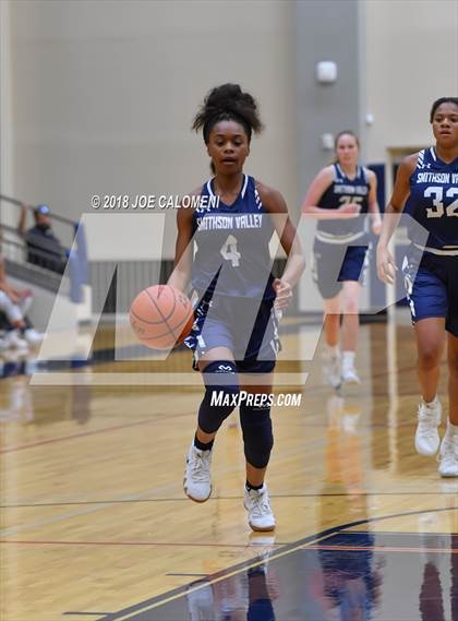 Thumbnail 1 in Smithson Valley vs Alamo Heights (SAISD Basketball Tournament) photogallery.