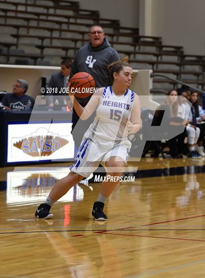 Thumbnail 1 in Smithson Valley vs Alamo Heights (SAISD Basketball Tournament) photogallery.