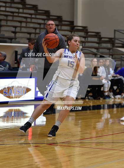 Thumbnail 3 in Smithson Valley vs Alamo Heights (SAISD Basketball Tournament) photogallery.