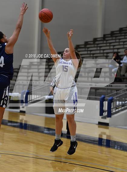 Thumbnail 3 in Smithson Valley vs Alamo Heights (SAISD Basketball Tournament) photogallery.