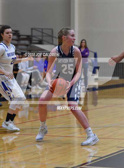 Thumbnail 1 in Smithson Valley vs Alamo Heights (SAISD Basketball Tournament) photogallery.