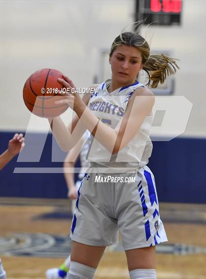 Thumbnail 3 in Smithson Valley vs Alamo Heights (SAISD Basketball Tournament) photogallery.