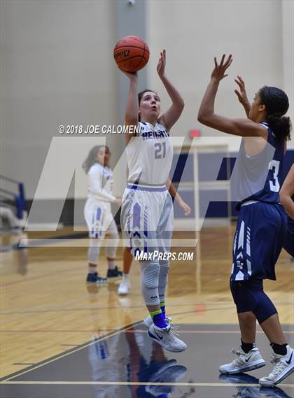 Thumbnail 1 in Smithson Valley vs Alamo Heights (SAISD Basketball Tournament) photogallery.