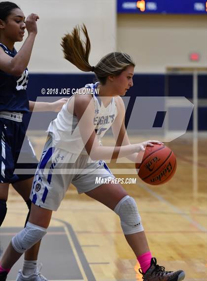 Thumbnail 1 in Smithson Valley vs Alamo Heights (SAISD Basketball Tournament) photogallery.