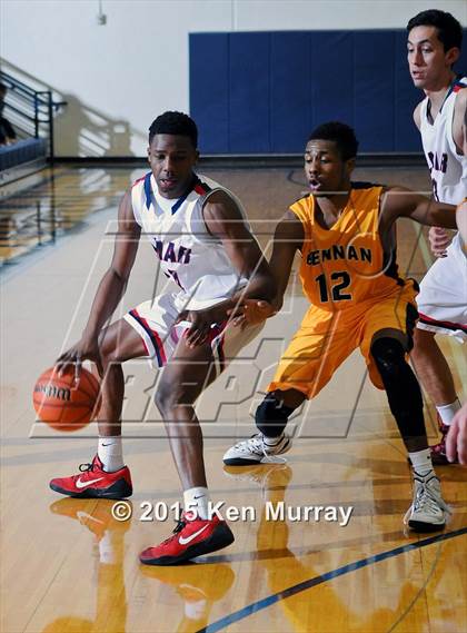 Thumbnail 1 in Lamar vs Brennan (Insperity Holiday Classic) photogallery.