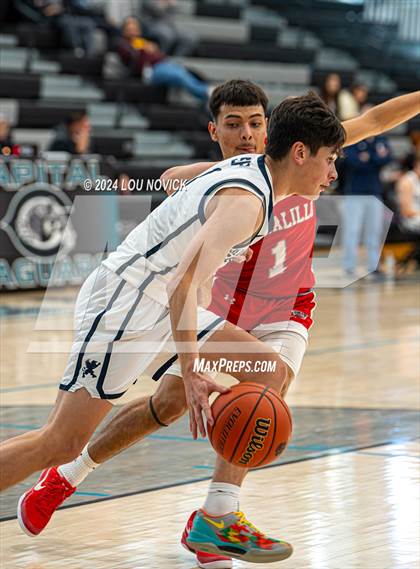 Thumbnail 3 in Bernalillo vs. Santa Fe Prep ( Al Armendariz Tournament at Capital ) photogallery.