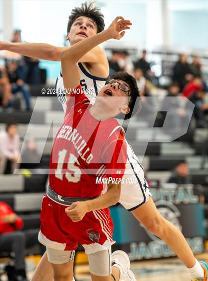 Thumbnail 2 in Bernalillo vs. Santa Fe Prep ( Al Armendariz Tournament at Capital ) photogallery.