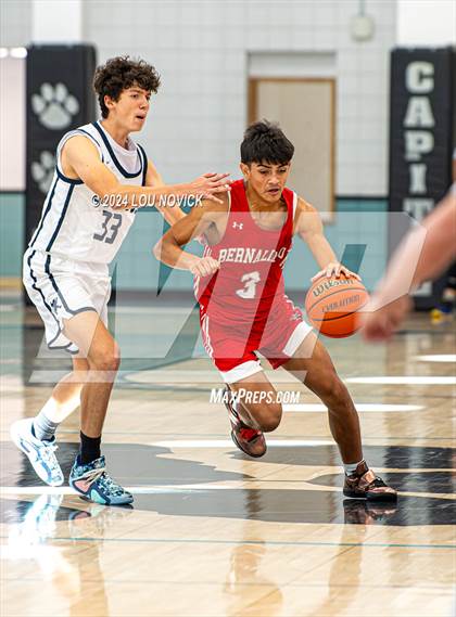 Thumbnail 2 in Bernalillo vs. Santa Fe Prep ( Al Armendariz Tournament at Capital ) photogallery.