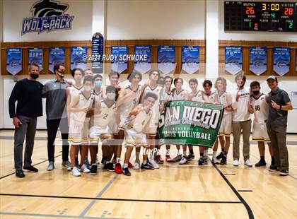 Thumbnail 2 in Francis Parker vs. Del Norte (CIF SDS D1 Championship) photogallery.