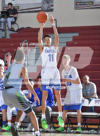 Thumbnail 2 in Foss vs. Capital Christian (Rancho Mirage Holiday Invitational) photogallery.