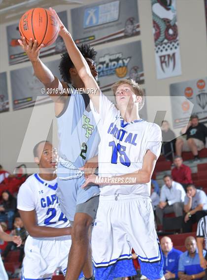 Thumbnail 2 in Foss vs. Capital Christian (Rancho Mirage Holiday Invitational) photogallery.