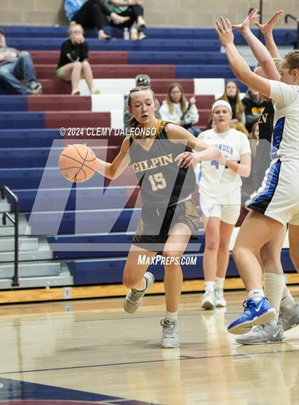 Thumbnail 3 in Gilpin County vs Denver Christian (CHSAA 2A District 7 Championship) photogallery.